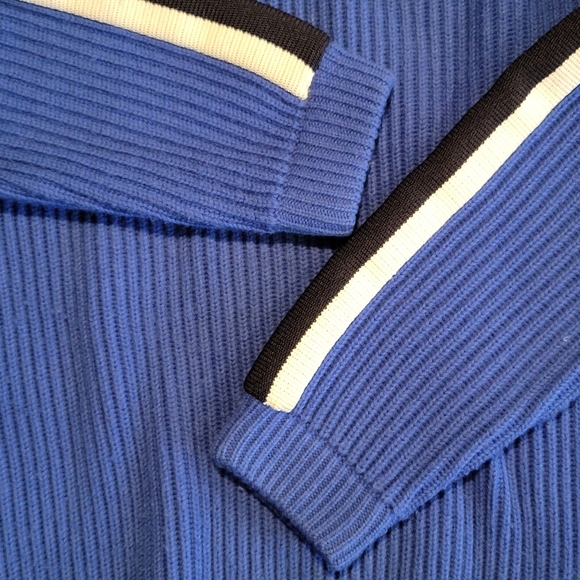 Tory Burch Wool Blue Crew Neck Sweater Women's Small - Picture 8 of 10